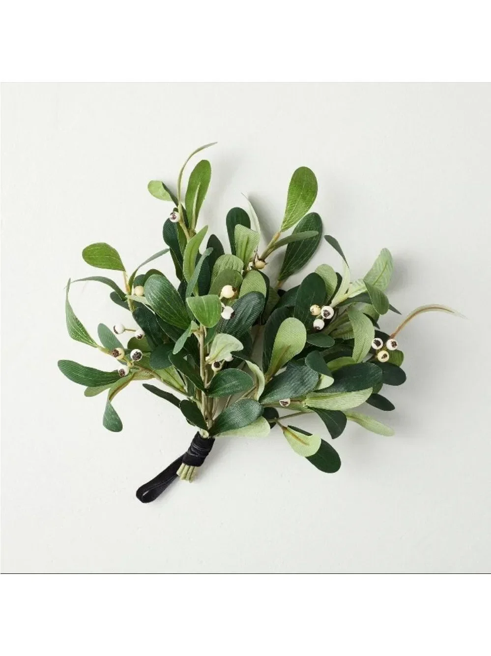 ✨Mistletoe Swag Bouquet with Black Velvet Ribbon - Hearth & Hand with Magnolia✨